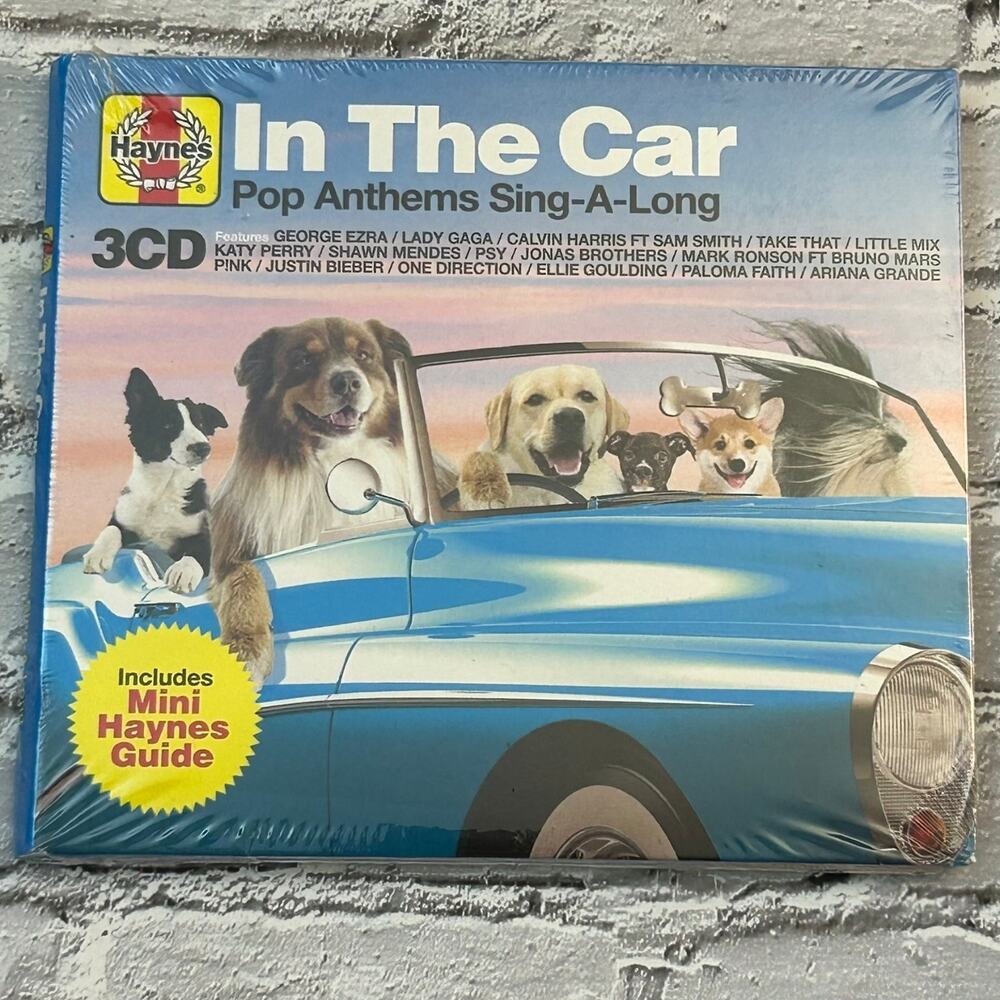 Various Artists – In The Car Pop Anthems Sing-A-Long CD 3-disc 2020 Pop Sony UMC